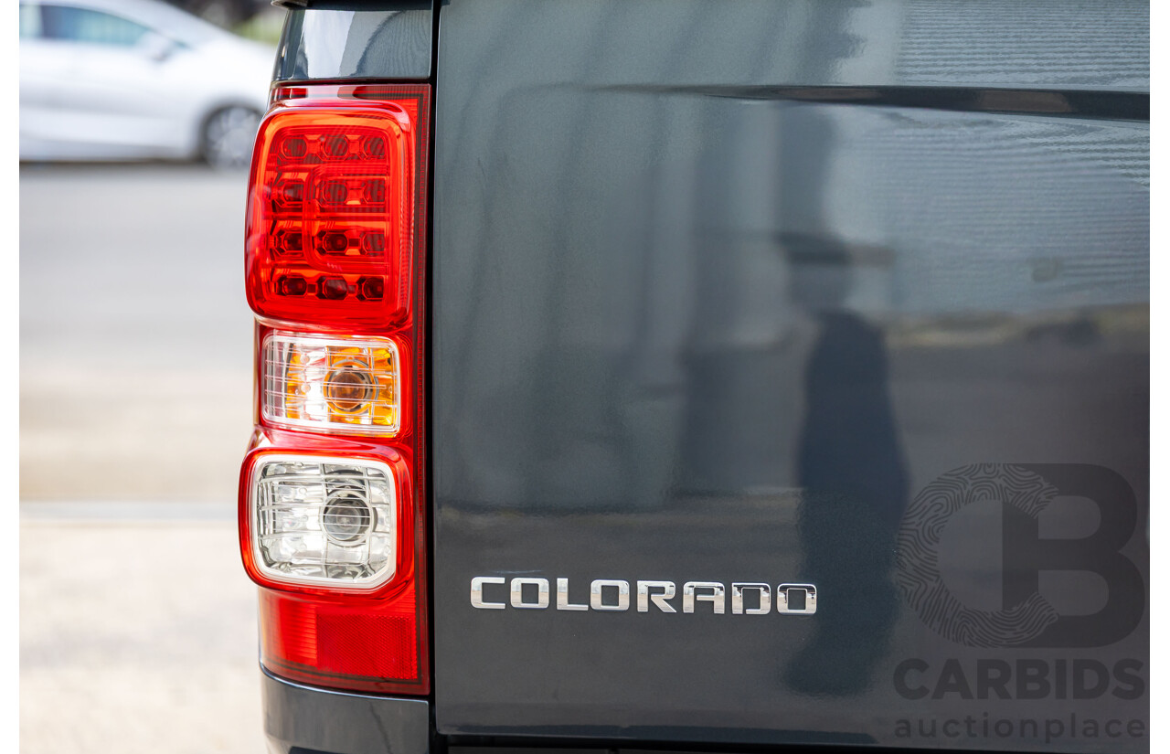 11/2019 Holden Colorado Storm (4x4) RG MY19 Crew Cab P/Up Dark Shadow Metallic Turbo Diesel 2.8L