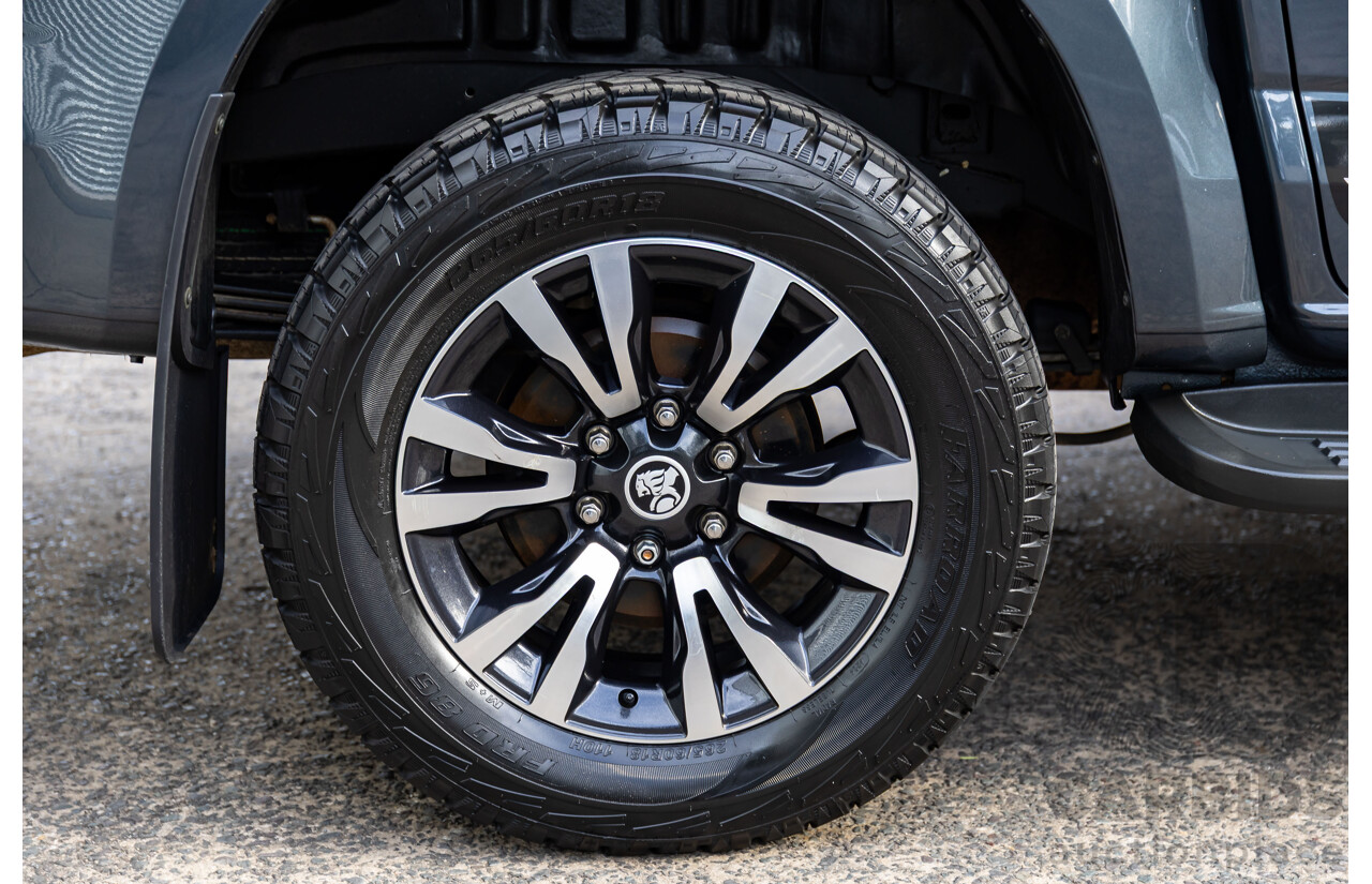 11/2019 Holden Colorado Storm (4x4) RG MY19 Crew Cab P/Up Dark Shadow Metallic Turbo Diesel 2.8L