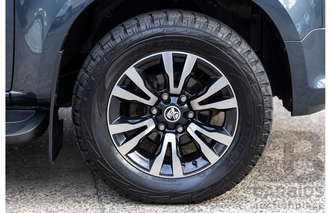 11/2019 Holden Colorado Storm (4x4) RG MY19 Crew Cab P/Up Dark Shadow Metallic Turbo Diesel 2.8L