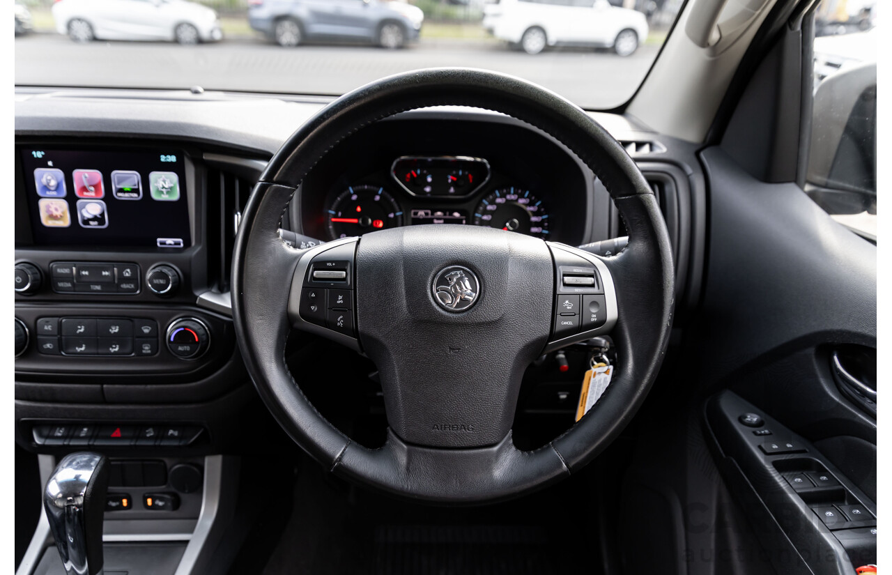 11/2019 Holden Colorado Storm (4x4) RG MY19 Crew Cab P/Up Dark Shadow Metallic Turbo Diesel 2.8L