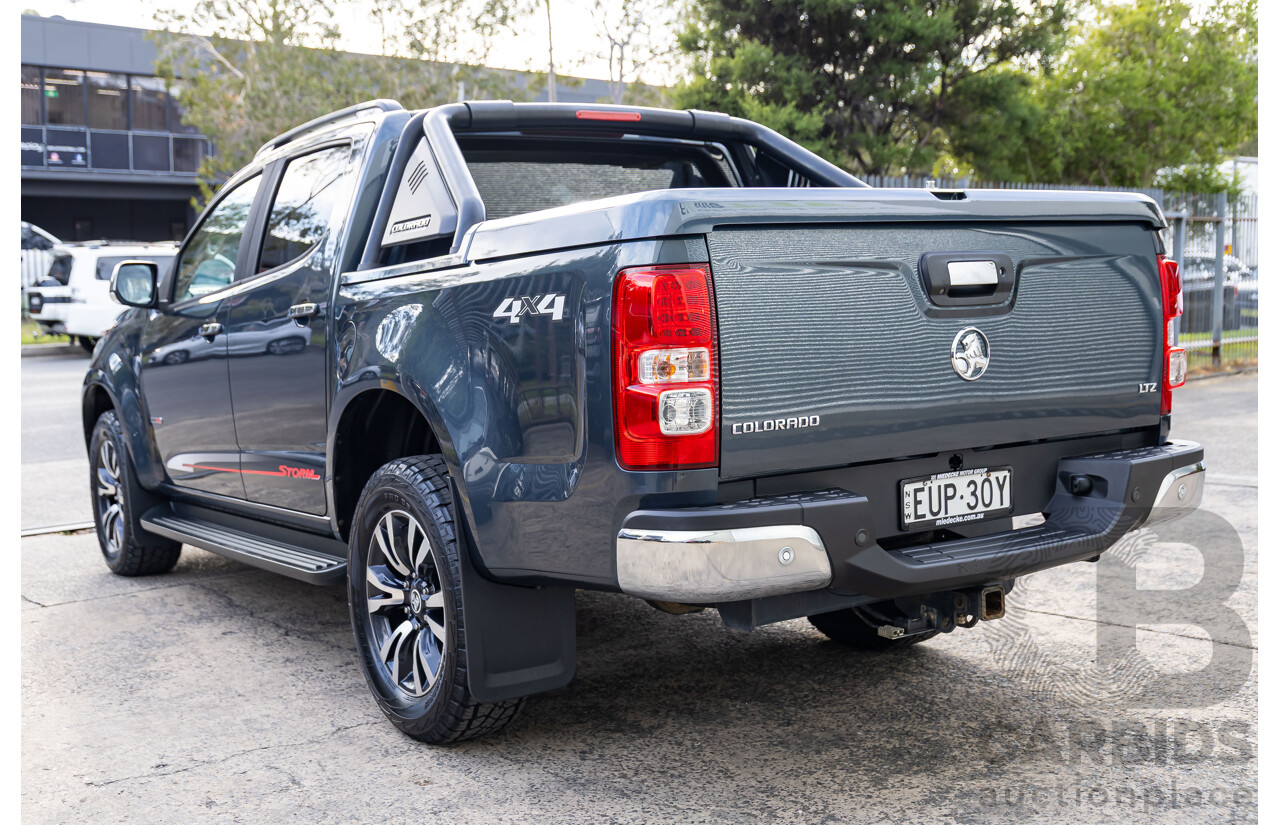11/2019 Holden Colorado Storm (4x4) RG MY19 Crew Cab P/Up Dark Shadow Metallic Turbo Diesel 2.8L