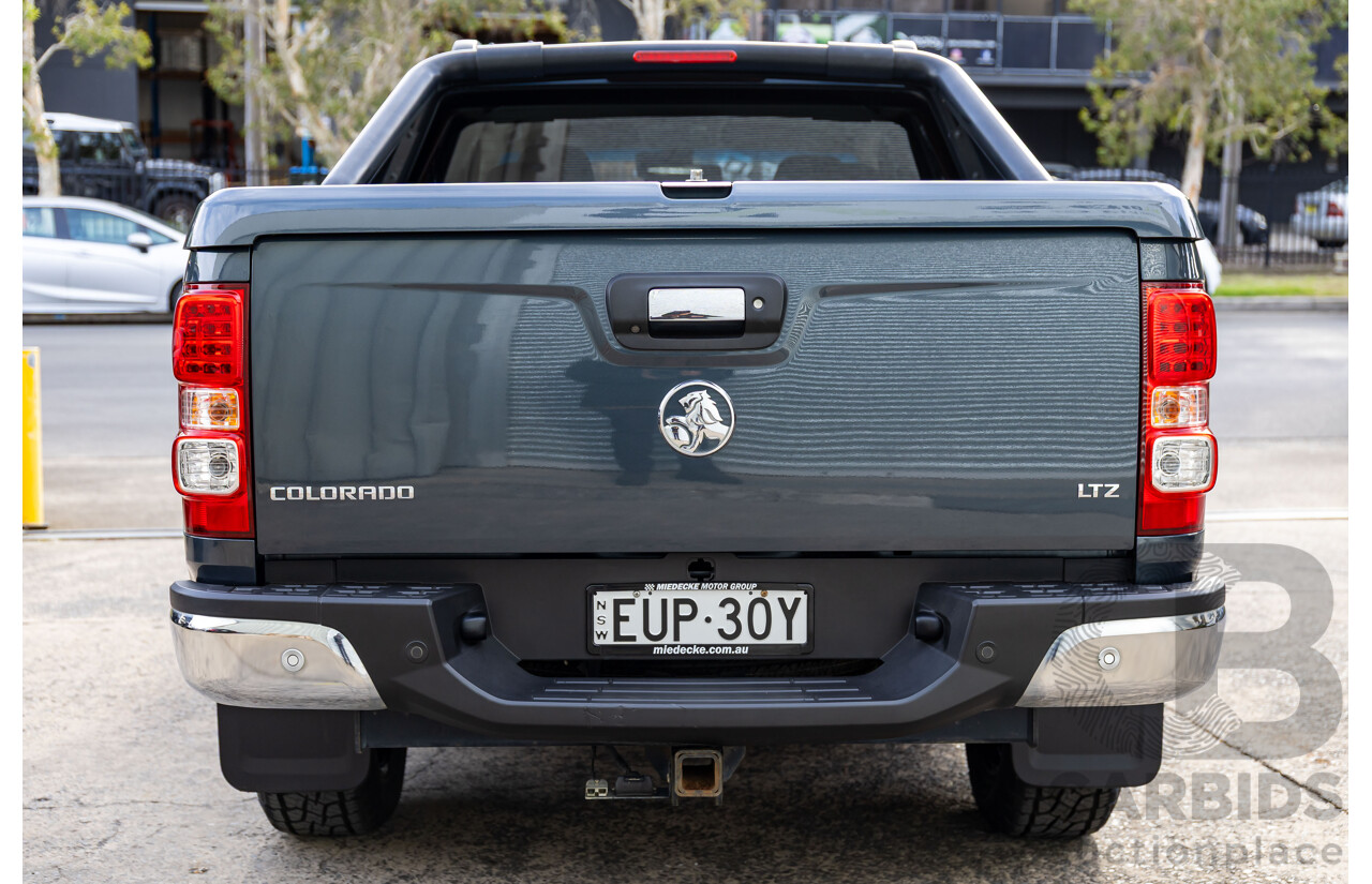 11/2019 Holden Colorado Storm (4x4) RG MY19 Crew Cab P/Up Dark Shadow Metallic Turbo Diesel 2.8L