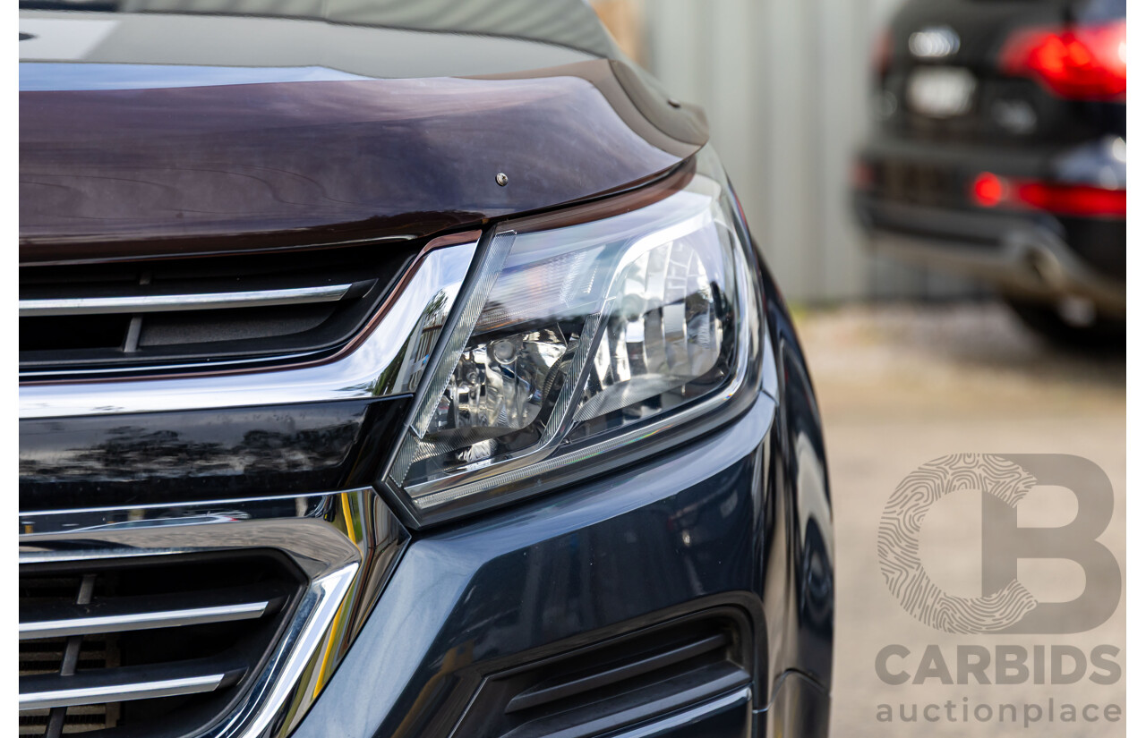 11/2019 Holden Colorado Storm (4x4) RG MY19 Crew Cab P/Up Dark Shadow Metallic Turbo Diesel 2.8L