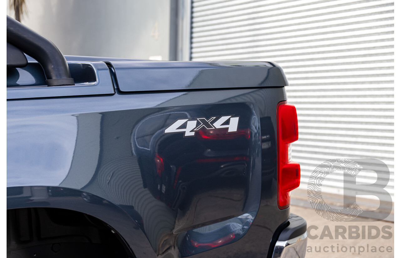 11/2019 Holden Colorado Storm (4x4) RG MY19 Crew Cab P/Up Dark Shadow Metallic Turbo Diesel 2.8L