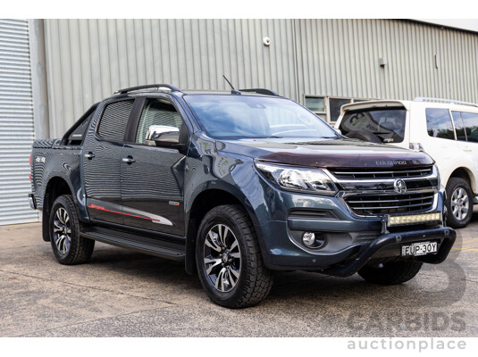 11/2019 Holden Colorado Storm (4x4) RG MY19 Crew Cab P/Up Dark Shadow Metallic Turbo Diesel 2.8L