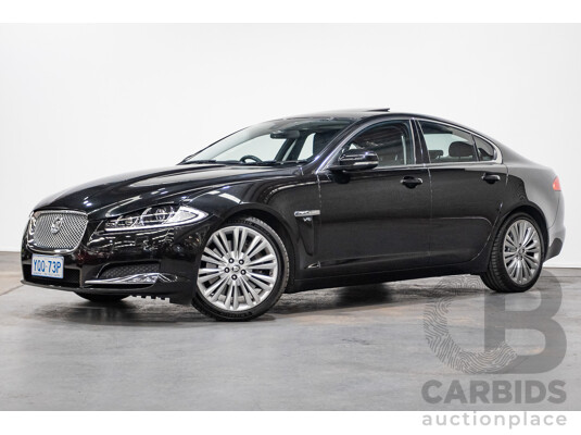 1/2013 Jaguar XF 3.0 SV6 Luxury MY13 4d Sedan Ultimate Black Metallic Supercharged V6 3.0L