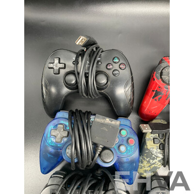 Assorted PlayStation and Xbox Consollers - Lot of 8