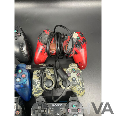 Assorted PlayStation and Xbox Consollers - Lot of 8