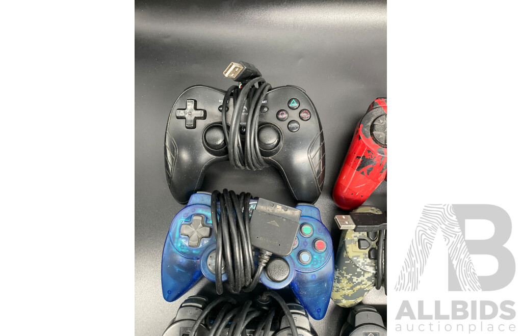 Assorted PlayStation and Xbox Consollers - Lot of 8