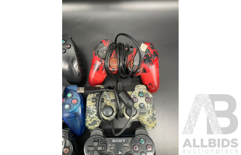 Assorted PlayStation and Xbox Consollers - Lot of 8
