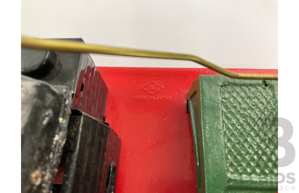 Vintage Pressed Steel Live Steam Piston/Flywheel, Made in Japan