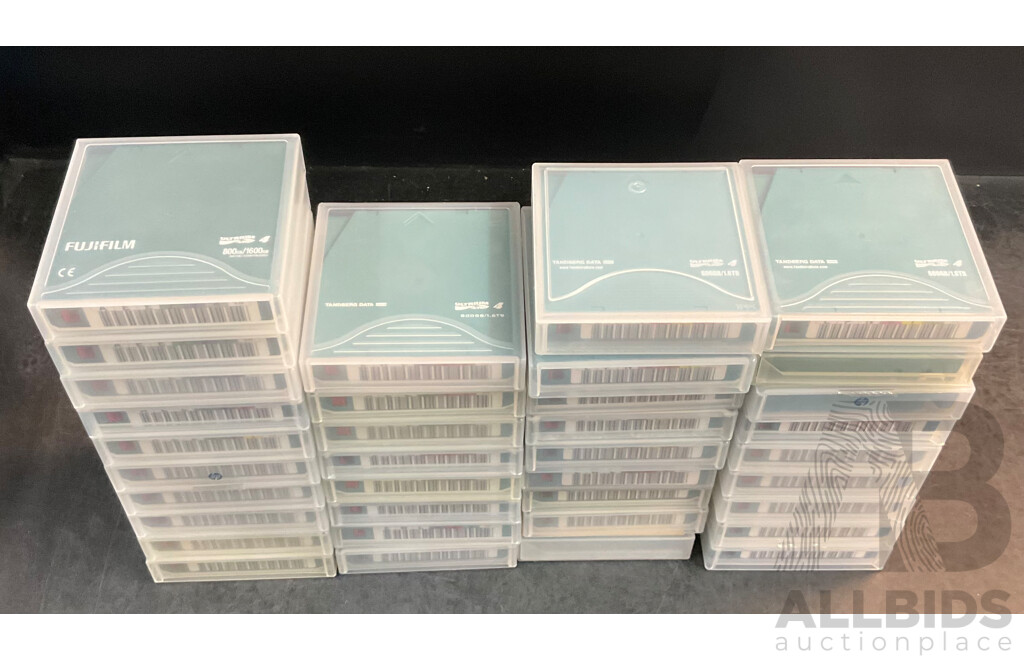 TANDBERG DATA & FUJIFILM Ultrium LTO4 800Gb/1.6TB Compressed Data Cartridge - Lot of 36
