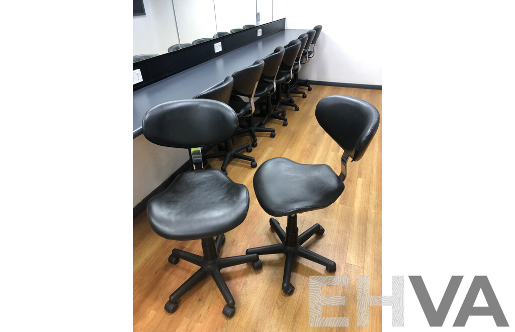 Gaslift Salon Chairs - Lot of Nine