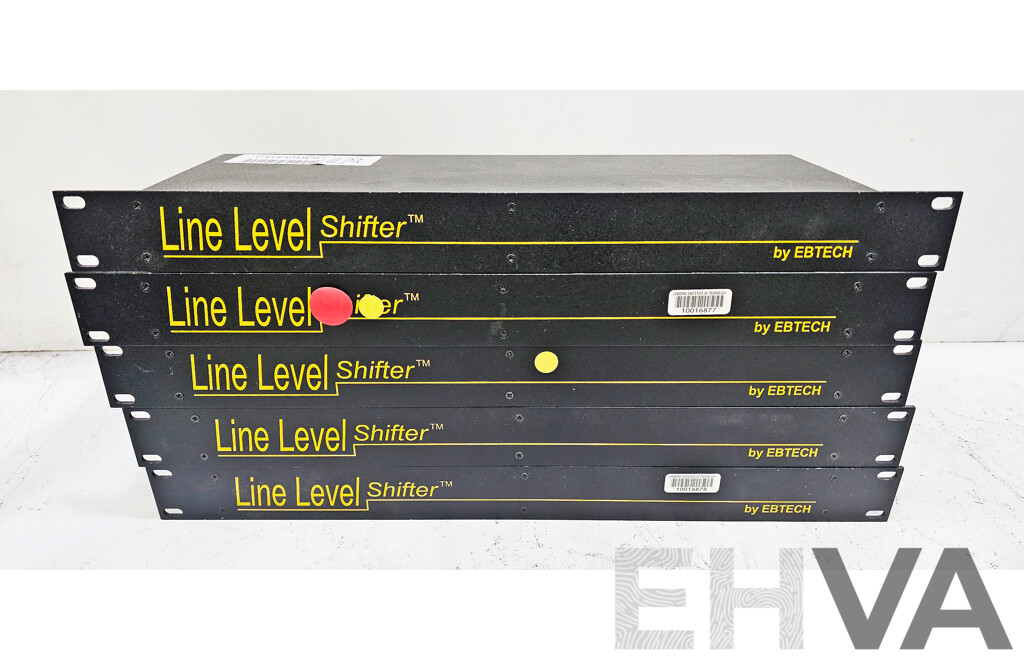 EBTECH 8-Channel Line Level Shifter - Lot of Five
