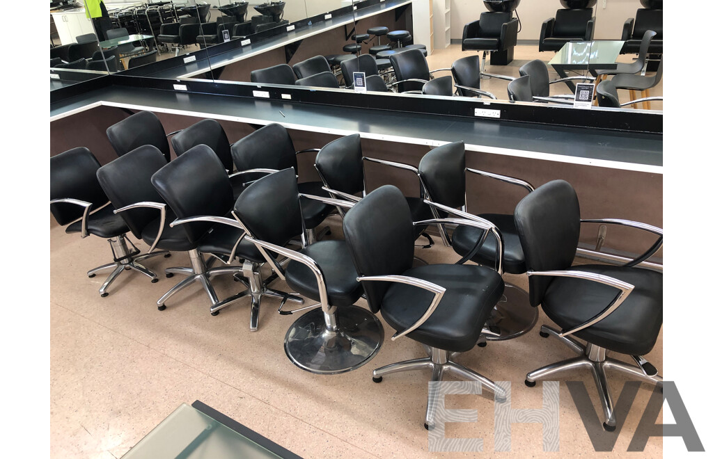 Gaslift Salon Chairs - Lot of 11