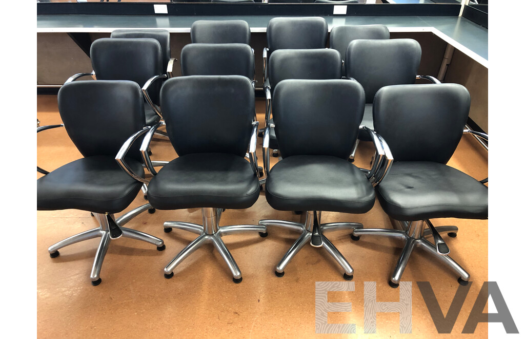 Gaslift Salon Chairs - Lot of 12