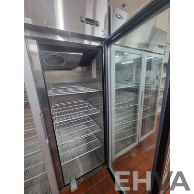Quipwell Commercial 2 Door 1300L Glass Door Fridge