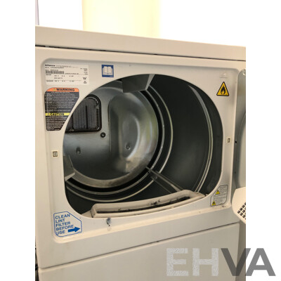 Alliance Laundry Systems Stacked Commercial Washer and Dryer