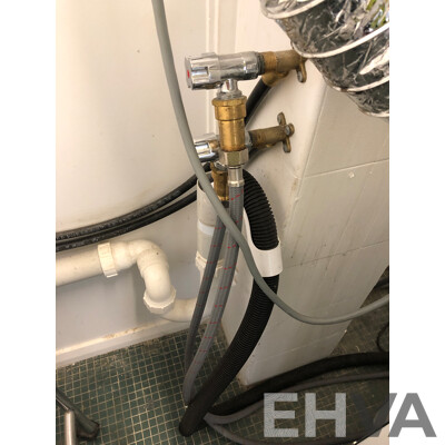 Alliance Laundry Systems Stacked Commercial Washer and Dryer