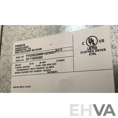 Primus Commercial Heavy Duty Electric Clothes Dryer