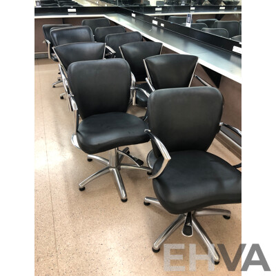Gaslift Salon Chairs - Lot of 11