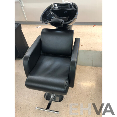 Comfortel Hair Dressers Shampoo Basin and Reclining Backrest Chair