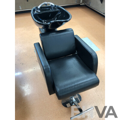 Comfortel Hair Dressers Shampoo Basin and Reclining Backrest Chair