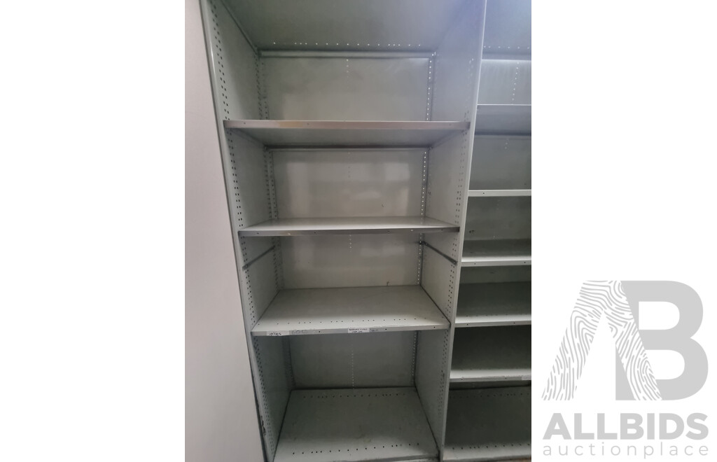 7 Bays of Metal Shelving & Miscellaneous Items ETC