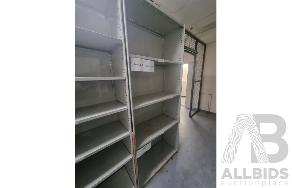 7 Bays of Metal Shelving & Miscellaneous Items ETC