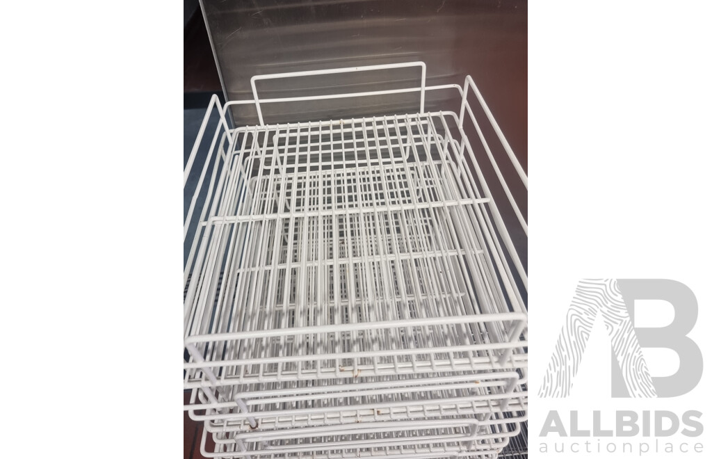 Assorted Size Glass Washer Basket Trays