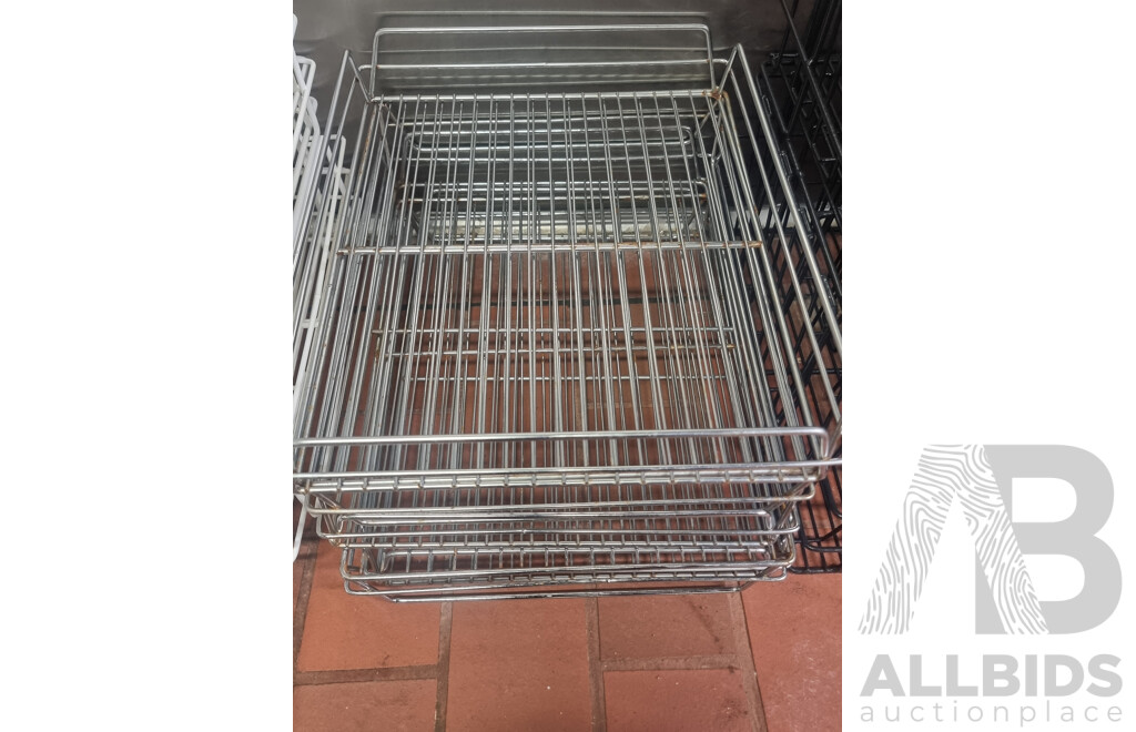 Assorted Size Glass Washer Basket Trays