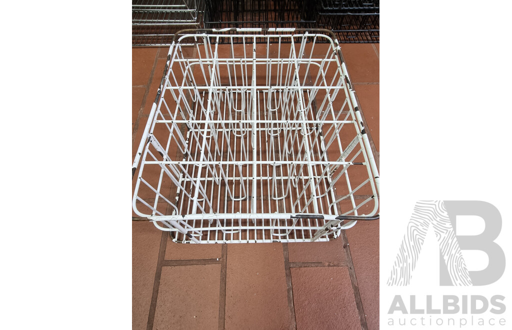 Assorted Size Glass Washer Basket Trays