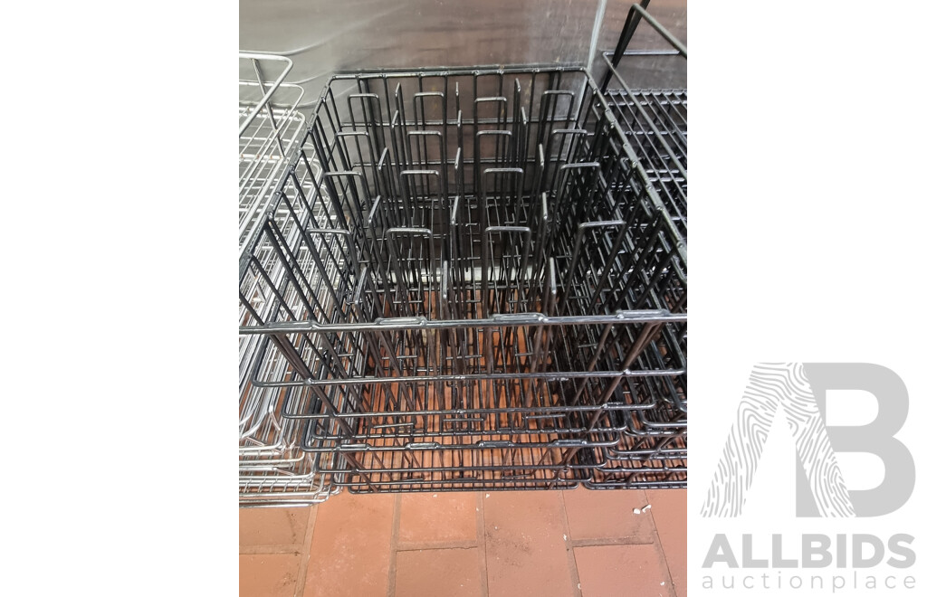 Assorted Size Glass Washer Basket Trays