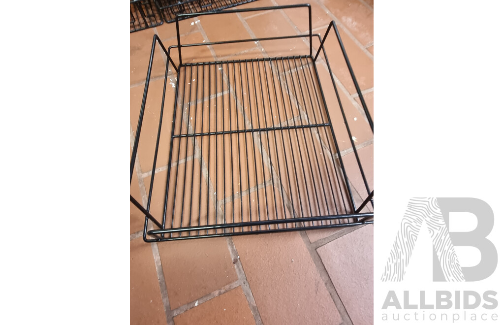 Assorted Size Glass Washer Basket Trays