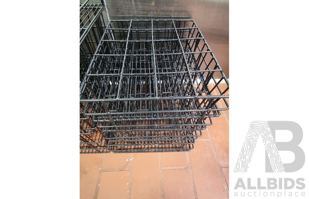 Assorted Size Glass Washer Basket Trays