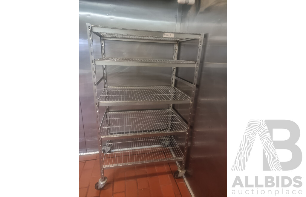 4 Kitchen Storage Shelving Trolleys
