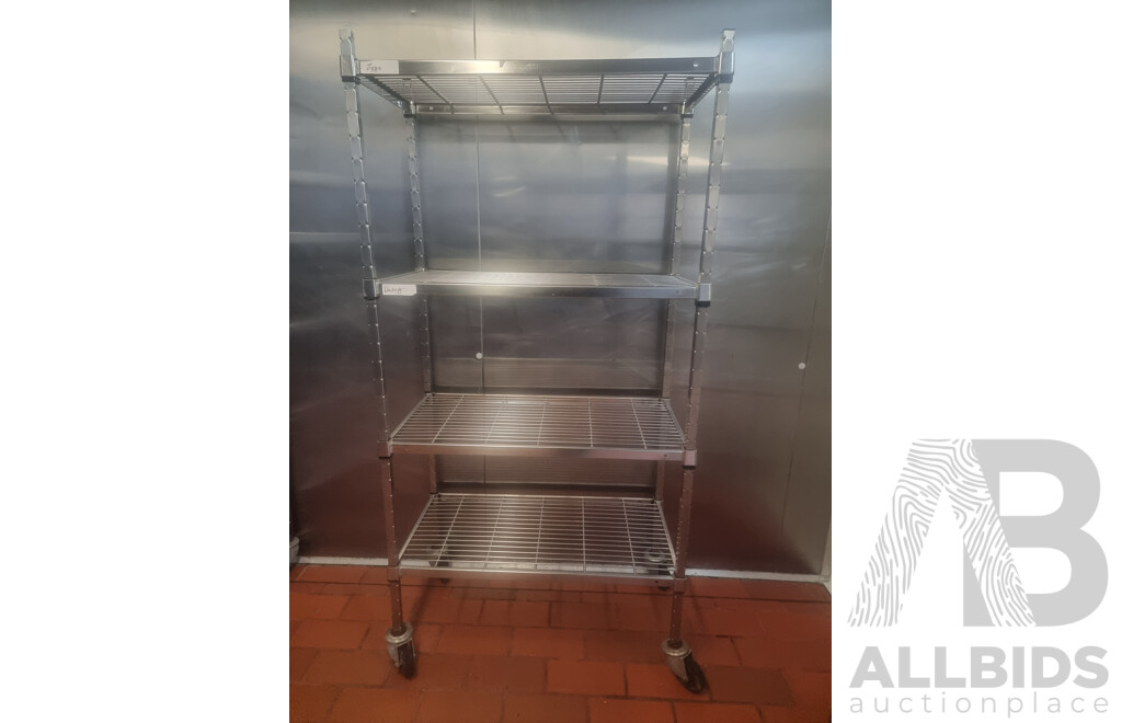 4 Kitchen Storage Shelving Trolleys