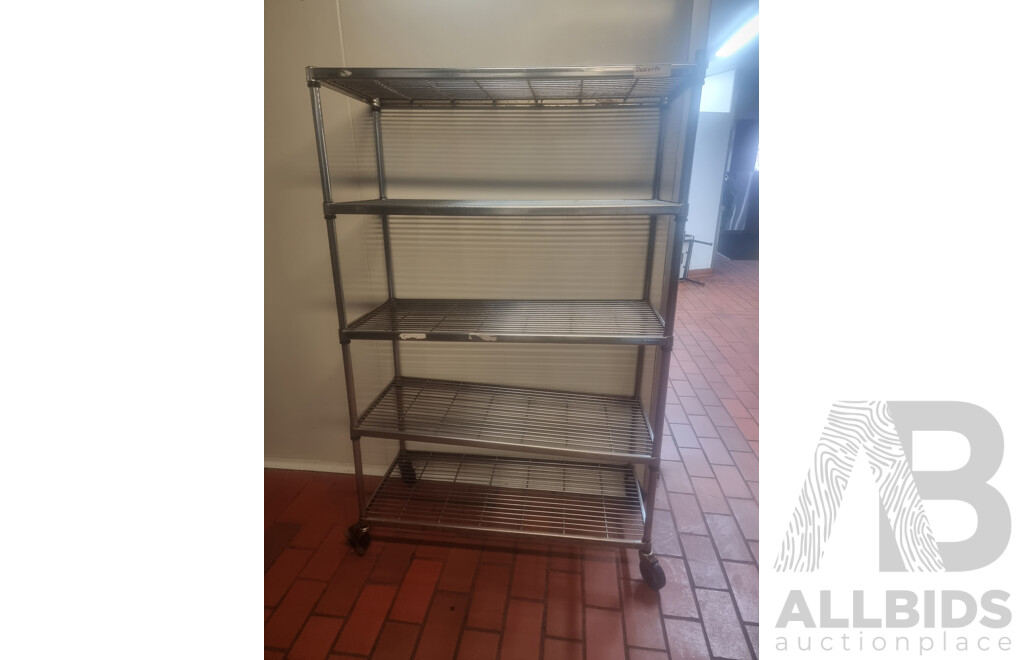 4 Kitchen Storage Shelving Trolleys