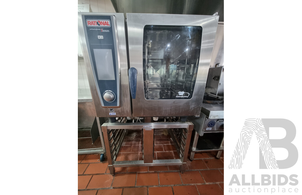 Rational SCC WE61 Commercial Combi Oven Cooling Rack Stand