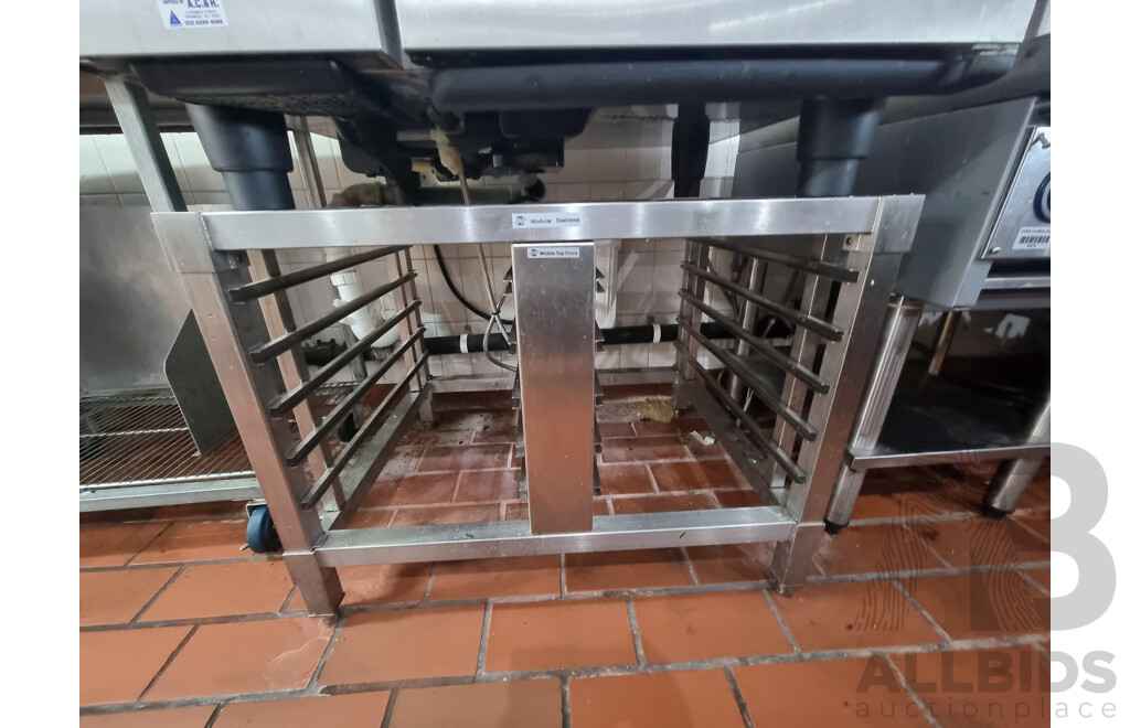 Rational SCC WE61 Commercial Combi Oven Cooling Rack Stand