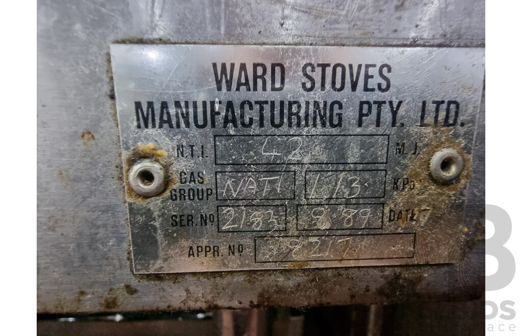 Ward Stoves Commercial Gas Wok Burner