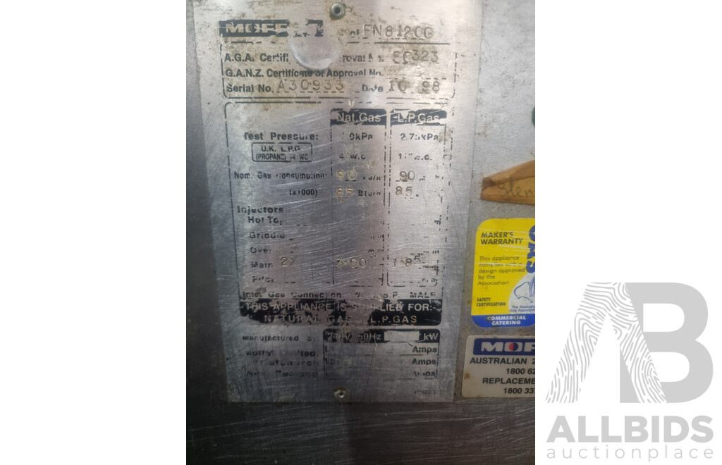 2 Waldorf by Moffat Commercial Deep Fryers
