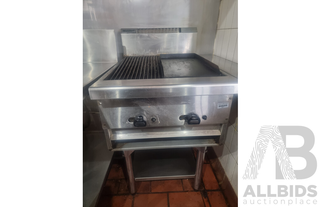 Waldorf by Moffat Commercial Gas Char Grill/ Flat Plate Cook Top