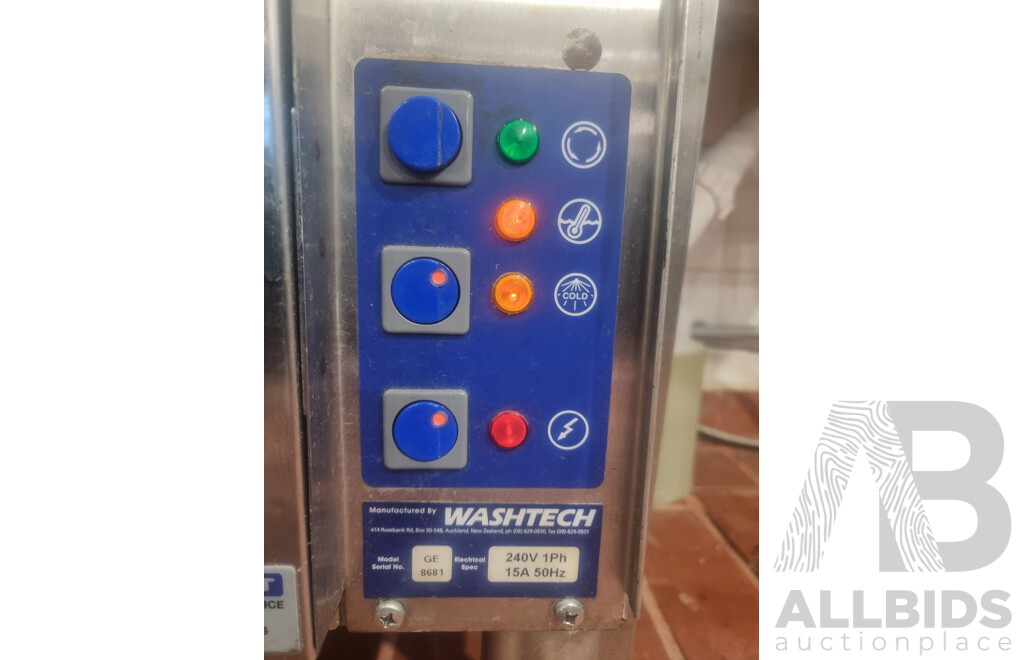 Washtech by Moffat Commercial Under Bench Glass Washer