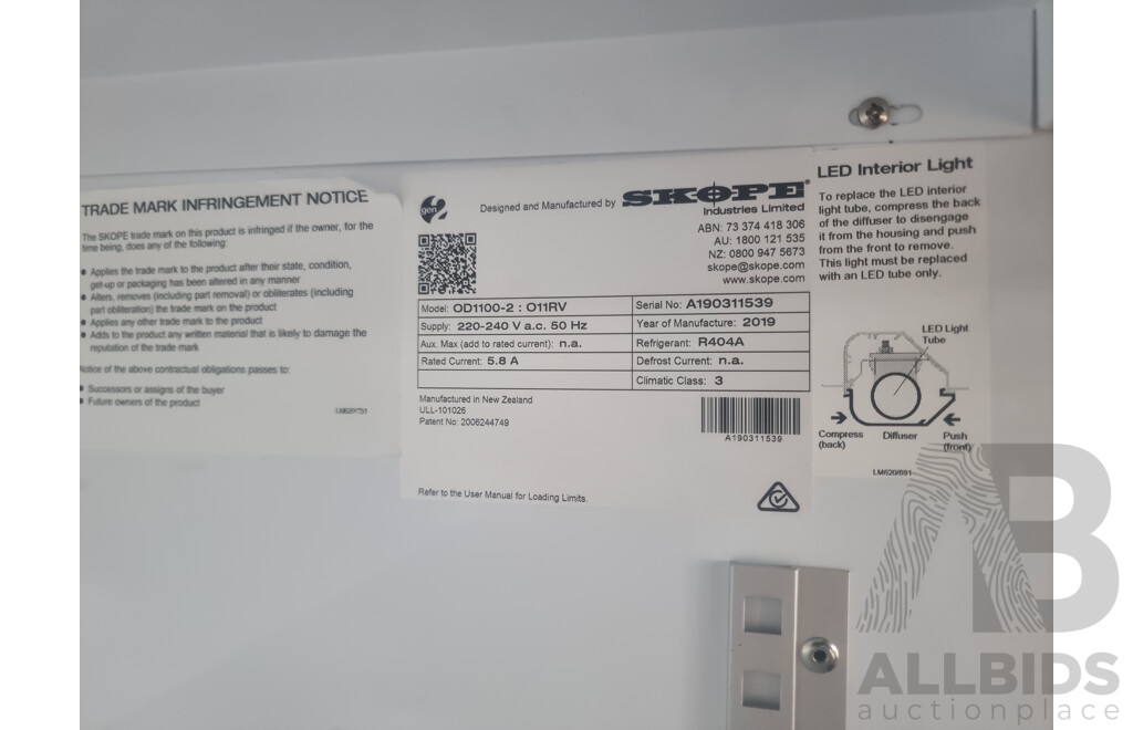 Skope Commercial Sandwich Fridge
