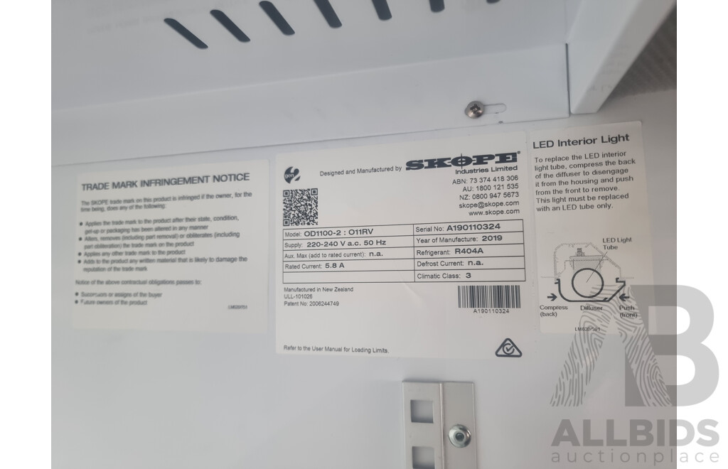 Skope Commercial Sandwich Fridge
