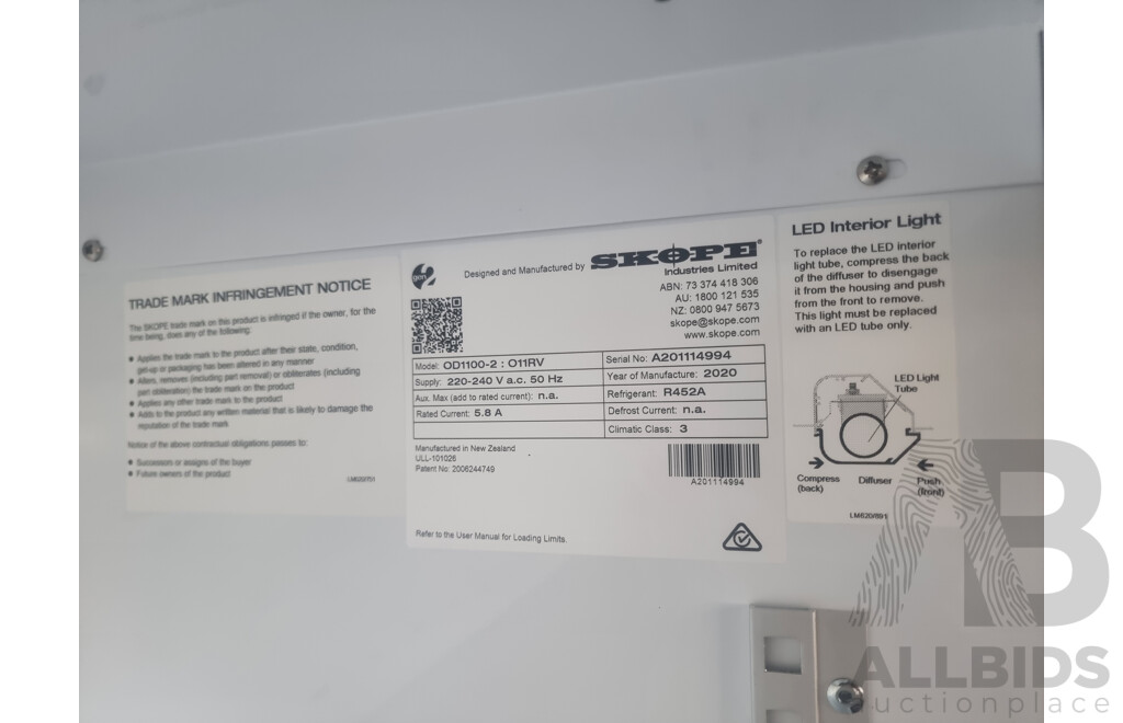 Skope Commercial Sandwich Fridge