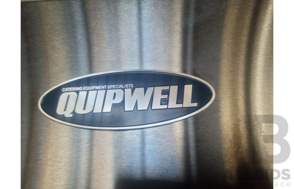Quipwell Commercial 2 Door 1300L Glass Door Fridge