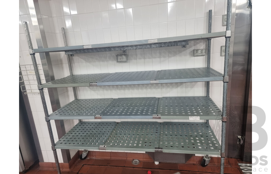 3 Kitchen Storage Shelving Trolleys