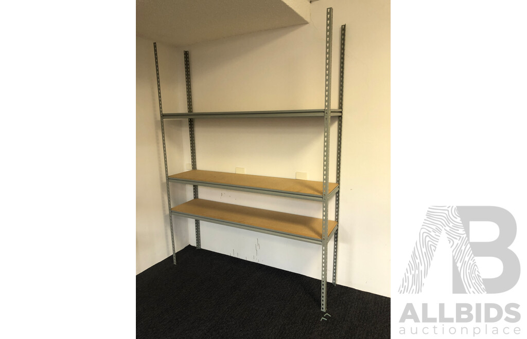 450mm Deep Shelving - Lot of Seven Bays